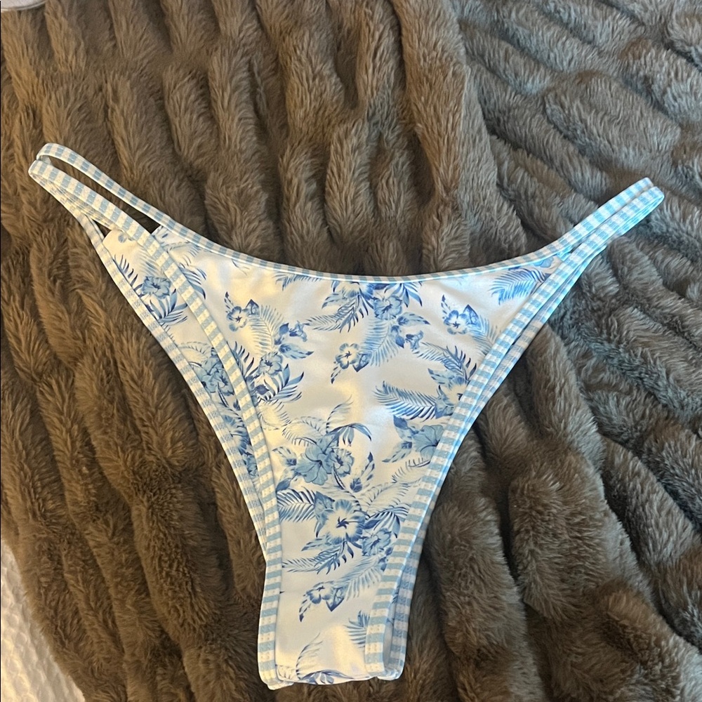 Kulani Kinis Blue Floral Bikini Bottom